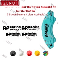 ZR For 4x AP Racing 5000R Car Brake Caliper Sticker AP9440 9660 Decals Waterproof And High Temperatu