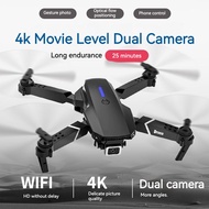 E88  Drone 4K HD Dual Camera Optical flow Remote Control Drone Helicopter FPV Drone Portable Four-axis Drone