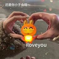 Keychain Key Chain Chain Chain Chain Induction Voice Brightening Keychain Creative Confession Toy Bo