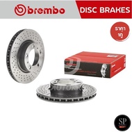 ฺBREMBO จานเบรคหน้า PORSCHE BOXSTER/ CAYMAN 981 (2.7 3.4) (เจาะรู) (HC) 12- / 315MM รหัส D09 D805 11
