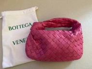 Bottega Veneta BV mini jodie 桃紅色 粉紅色 編織手提包