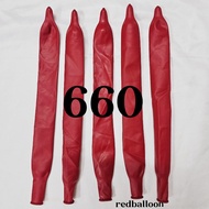 660 10pcs Monochromatic Twisty Magic Latex Balloon 加厚660魔术长条造型编织生日装饰场景布置气球 10只