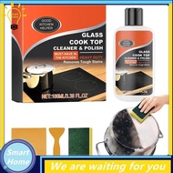 [Hmou] Kitchen Stove Cleaner Non-Scratch Cleaning Kit Glass Cooktop Cleaner  Non-Abrasive Powerful K