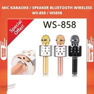 MIC KARAOKE / SPEAKER BLUETOOTH WIRELESS WS-858 / WS858