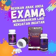 Vitamin Minda EXAMA Mind Booster 30s | Sokong Fokus, Ingatan & Otak Cerdas | Supplement Pelajar & De