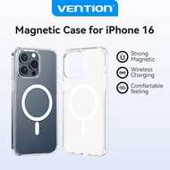 Vention Transparent Case Anti-collision With Magnetic Ring Protective For 14/15/16