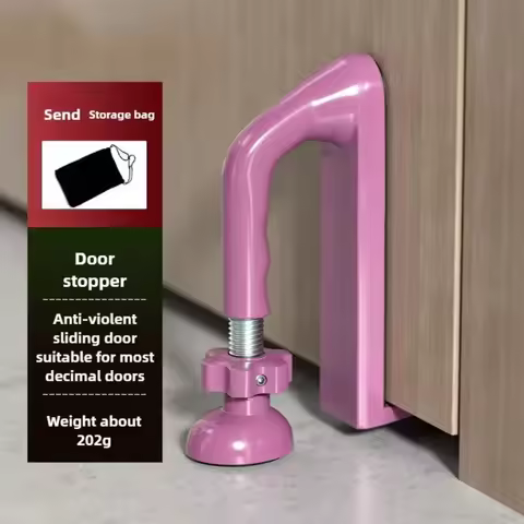 Safety Anti Pry Door Stop Burglary Alarm Alarm Function Door Blocker Security Blocker Door Stop Alar
