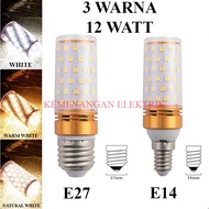 12W 3 COLOR LED CANDLE LAMP E27 E14 / 12 WATT 3 COLOR CORN LAMP / 12 WATT 3 COLORS 3 COLOR DECORATIV