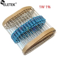 OSR 20Pcs 1W 1%  Metal Film Resistor 47R 100R 220R 470R 1K 22K 4.7K 10K 2.2M Ohm Resistance