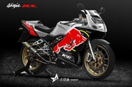Decal stiker Ninja 150RR old Redbull fullbody Motoblast