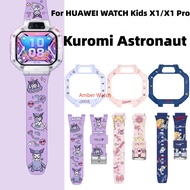 Cartoon kuromi silicone watch strap for HUAWEI WATCH Kids X1 Strap HUAWEI WATCH Kids X1 Pro Strap HU