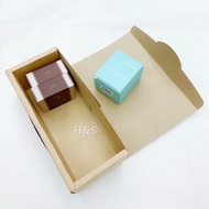 Packaging Box 10pcs-Kraft Biscuit Pineapple Cake Mooncake Gift Paper Kraft Flip-Top L200 Flip-Up FzS