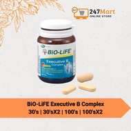 BiO-LiFE Executive B Complex 30s / 2x30s / 100s / 2x100s