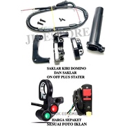 Paket Gas Spontan YZ Thailand + Saklar Kiri Domino & Kanan Domino Universal Paket 3 Item