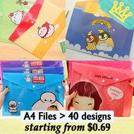 A4 Pocket File Cartoon Stationery Goodie Bag Christmas Children Day Teachers Day Gift