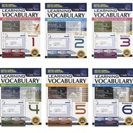 [6 Books/Set] Learning Vocabulary Grade 1-6 Singapore Vocabulary Exercise Book Primary School Englis