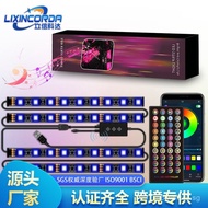 led Bluetooth Atmosphere Light Footwell ambient light strip Colorful RGB Music light strip car light