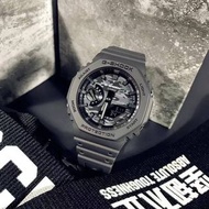 CASIO G-SHOCK watch for unisex  GA-2100CA-8APR  Gray and Camo design