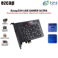 Ezcap 334 4K 60fps HDR 1080p 240fps PC Live Streaming Box HDMI Loop , 4K 30 Pcle Video Capture Card 