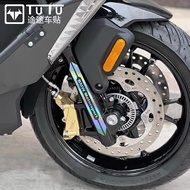 Bmw Motorcycle Sticker, C400GT Motorcycle Tire Shock Absorber Sticker, C400GT Motorcycle Tire Decora