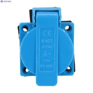 [bestshe] 1PCS Industrial Waterproof Socket European Socket Copper  220V 16A