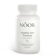 NOOR HAIR Healthy Hair Formula, Hair Growth Supplement Supporting Thick Hair and Fast Hair Regrowth.