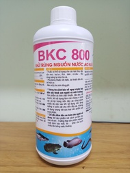 Sản phẩm sát trùng cho Tôm diệt vi khuẩn cho cá virus mầm bệnh trong ao nuôi Anova BKC 800 (Chai 1 l