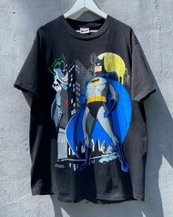 เสื้อยืดแขนสั้น Batman Bruce Wayne ดีไซน์ ผ้าฝ้าย การ์ตูน สตรีทแวร์ พิมพ์คอกลม ฤดูร้อน ลำลอง หลวม เส