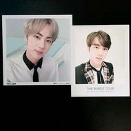 BTS 3rd MUSTER PHOTO ALBUM + WINGS TOUR TICKET BOOK PHOTOCARD （JIN SET)