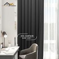THTcurtaindesign 34# Iris Curtain (170CM-400CM) Blackout Curtain Murah (Hook & Eyelet)