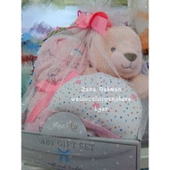 [Ready Stock] ANAKKU Newborn Baby Hamper Gift Set Girl (Rabbit) 4pcs