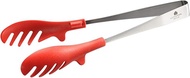 Oaks UCS4R Uchikook Tongs, Made in Japan, Easy to Use, One Hand, Red, Approx. 10.2 x 1.3 x 1.5 inche