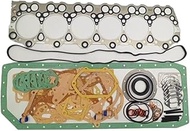 6D34 6D34T 6D34TI Engine Complete Overhaul Rebuilding Gasket Kit Compatible for Mitsubishi Kobelco S