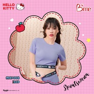 Bme เสื้อรูปแบบสวมหัว(SPORTWEAR) Hello Kitty Collection รุ่น MER008 มี2สี สีดำ สีม่วง