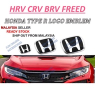Honda Black Silver LOGO EMBLEM CRV BRV HRV WRV FREED