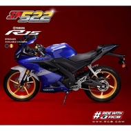 《100% RCB》Yamaha R15V3 MT15 Racing Boy Sp522 Sport rim RCB racingboy Sport rim Fr 250 Rr 350