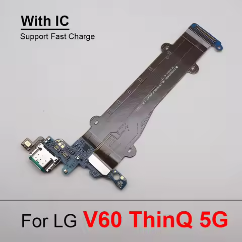 USB Charger Board For LG V60 ThinQ 5G LM-V600 V600VM V600TM V600AM Charging Port Jack Dock Connector