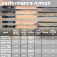 Original Maximumcatch 2/3/4WT Nymph Fly Fishing Rod IM10/36T Graphite Carbon Fiber 10/11FT Moderate 