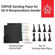 DSPIAE RA-10 Sanding Head & MSP & SP Sanding Paper for ES-A Reciprocating Sander