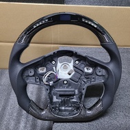 LED Dash Carbon Fiber Steering Wheel Nappa Perforated Leather For Toyota GR Supra A90 2020