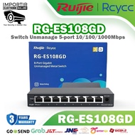 RUIJIE Reye RG-ES108GD 8 Port Gigabit Switch Metal Case