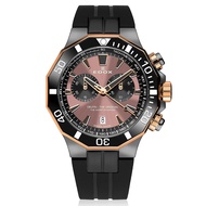 Edox Delfin Chronograph Swiss Made Men Watch 10112-357GRNCA-BRNR