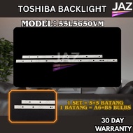 55L5650VM / 55L3650VM TOSHIBA 55 INCH LED TV BACKLIGHT ( LAMPU TV ) 55L5650 55L5650V 55L3650