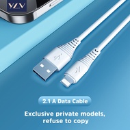 YLV สายชาตแบตเร็ว สายชาร์จ สายชาร์ทไอโฟน สายชาร์จtype c Micro สายชาร์จ Charging Data Cable For iphone Samsung OPPO Huawei Vivo แท้ สินค้ารับประกันจาก 1 ปี