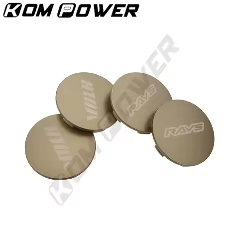4 Piece 60MM Caps Sport Rim Bronze & Silver VOLK RAYS WHeel Center Cap Wheel Hub Cap Car Racing TE37