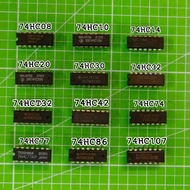 74HC08 74HC10 74HC14 74HC20 74HC30 74HC32 74HCT32 74HC42 74HC74 74HC77 74HC86 74HC107 IC