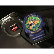 [保證正品] G-SHOCK 藍樂高雙顯運動錶