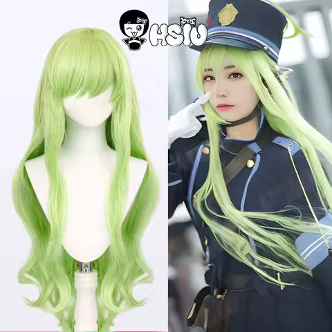 Tachibana Hikari Cosplay Wig Game Blue Archive cosplay HSIU 70CM Turquoise Long Hair Synthetic Wig T