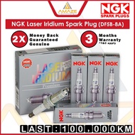 NGK Laser Iridium Spark Plug DF5B-8A 94697 for 2AR-FXE [90919-01259][Amaze Autoparts]