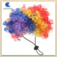 📦 Pet Clown Wig para sa Aso at Pusa Grey Halloween Wig para sa Cosplay at Party